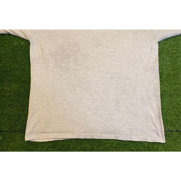 Vintage Volunteer Knit Iowa Hawkeyes college seal spell out t-shirt large gray - Picture 8 of 10